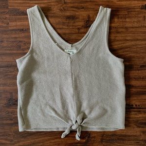 Madewell ribbed cropped tank